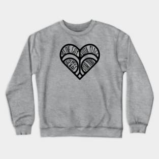 ponies in the surf, ventricle lyric Crewneck Sweatshirt